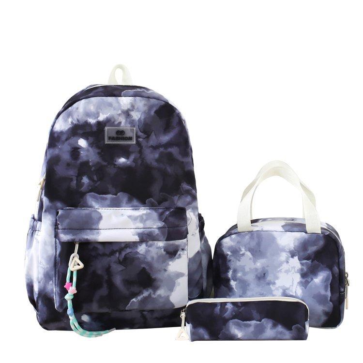 Schoolbag female Korean version niche tie dyeing junior high school high school student college student backpack primary school student 1-1 grade