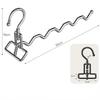 Folding Stainless Steel Clothes Hanger Organizer Travel Hotel Drying Hanger Essential Trips Home Simple Hanging Clothes Hangers
