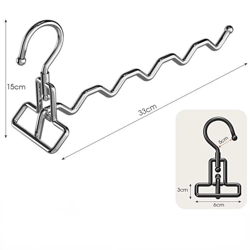 Folding Stainless Steel Clothes Hanger Organizer Travel Hotel Drying Hanger Essential Trips Home Simple Hanging Clothes Hangers