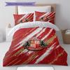 Sunderland A.F Pattern Bedding,Quilt Set Quilt Cover Pillowcase Home Birthday Gift(1 * Duvet Cover + 2 * Pillowcase, Without Core)