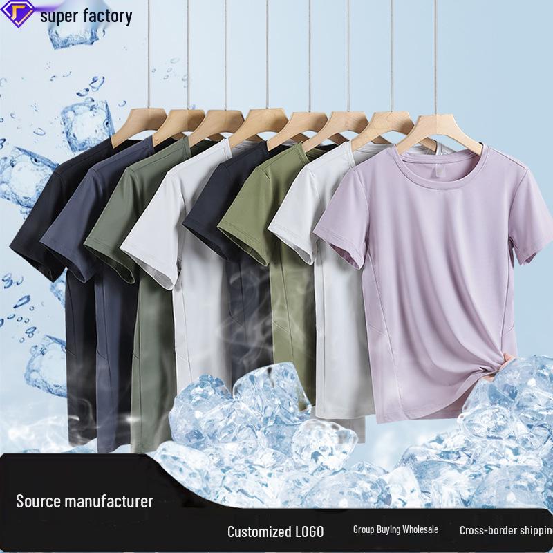 

Men s and Women s Quick-Dry Short Sleeve Sports T-Shirts - Ice Silk & Nylon 3X-Large