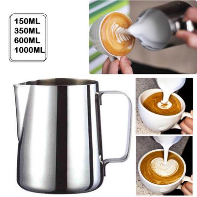 Milk Frothing Jug 600ml Japanese Type Thicken Stainless Steel Conical Pitcher Cup for Barista Cappuccino Espresso Coffee Cafe Latte Art