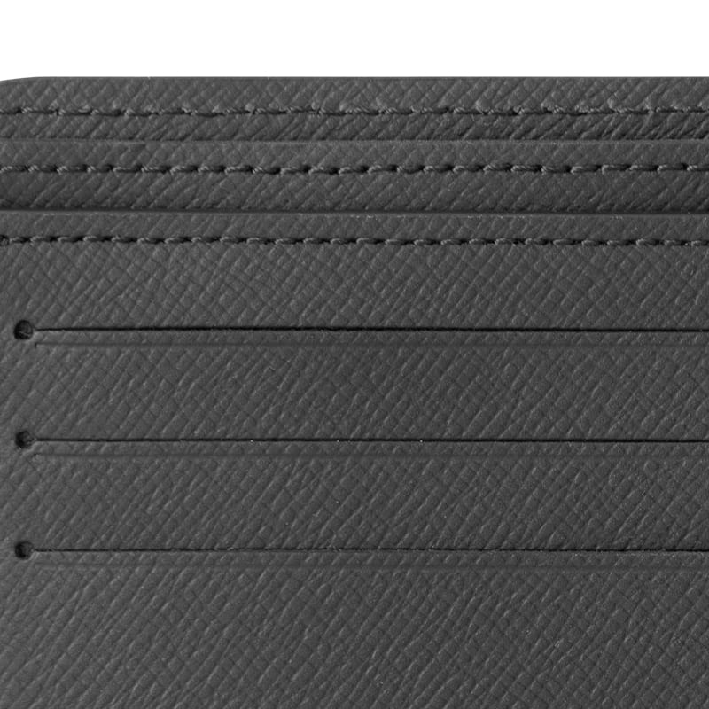 Louis Vuitton Multiple Wallet 3 Card Slot Epi Black M60662