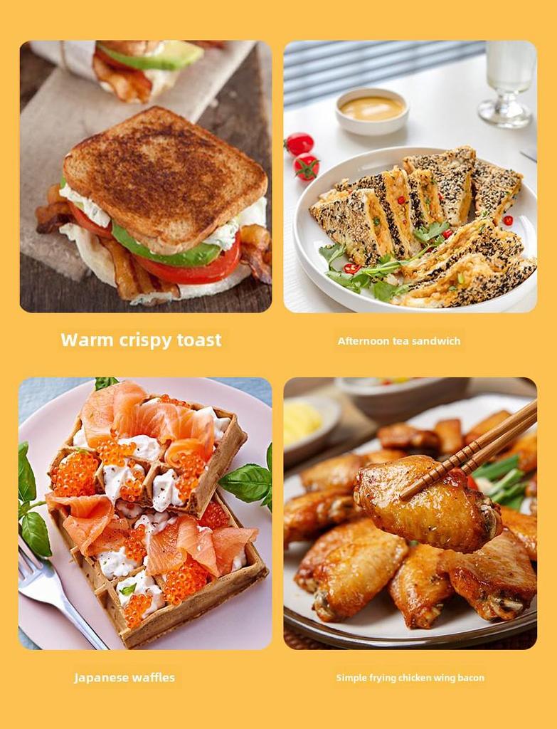 Multifunctional Breakfast Sandwich Toaster