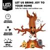 Joyfy 8 FT Halloween Inflatable Scary Tree Halloween Tree with Ghost and Build-in LEDs Blow up Yard Halloween Inflatables