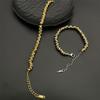 Retro Chain Bracelet in Stainless Steel with Lobster Clasp, Rounded Bead Links and Casual Daily Wear Looks for Styling
