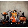 Halloween Skeleton Skeleton Pumpkin Window Display Easter Party Horror Atmosphere Skeleton Twig Decoration