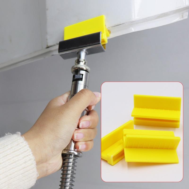 4Pcs/set Car Dent Repair Film Paint Dent Removal and Repair Right Plastic Puller Concave Pulling Edge Right Angle Pulling
