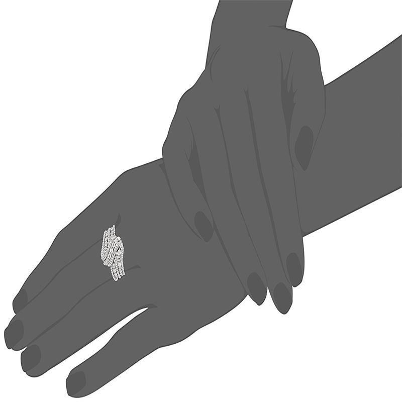 Creative Ring, Personalized Women'S Curve Diamond-Set Boutique Ring Ring Ring Ring Ring