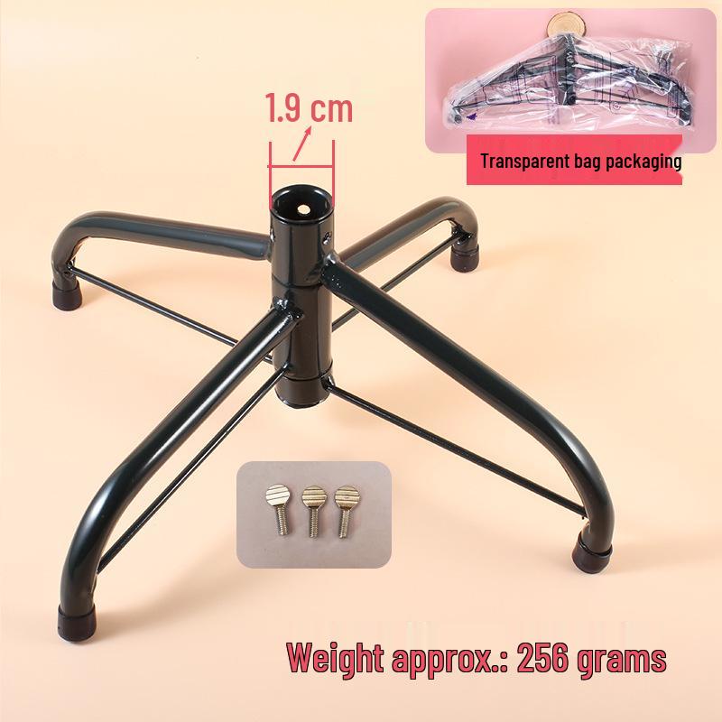 Christmas Tree Iron Stand, Deep Dark Green, 35cm Diameter, Metal with Baked Paint Finish