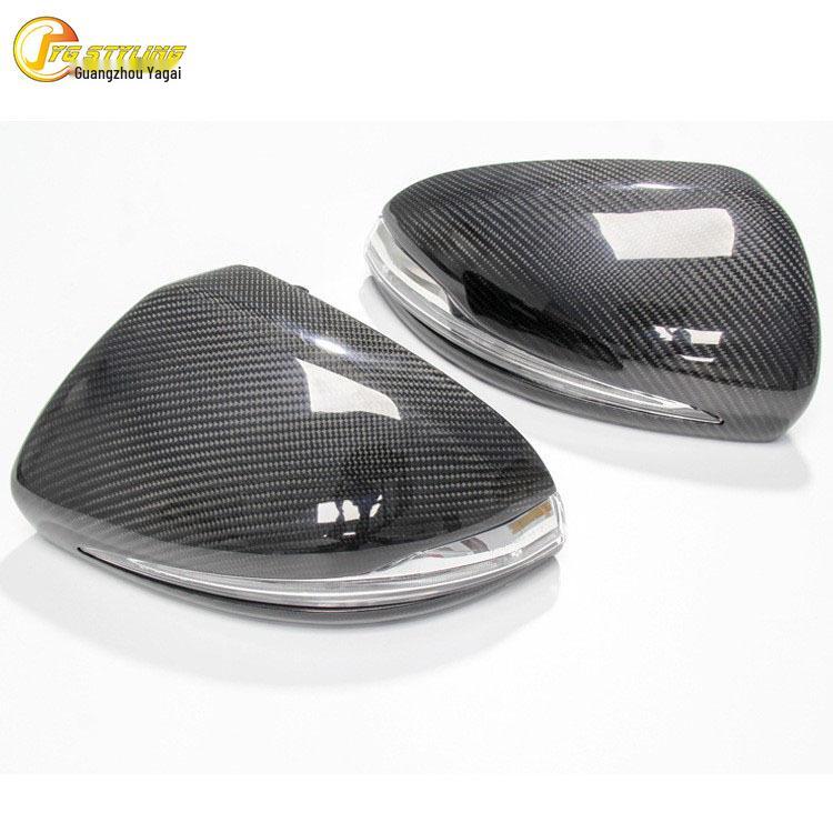 

Carbon Fiber Rearview Mirror Cover for Mercedes-Benz C E S CLS GLC GLA GLB W205 Satin Finish Version