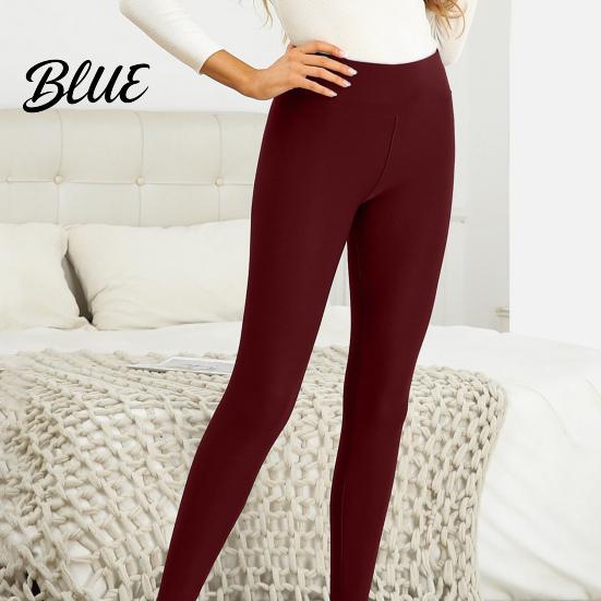 Winter Legwear Women Warm Tights Color Thickened Waist Solid Leggings High Plush Thick Lining Bottom