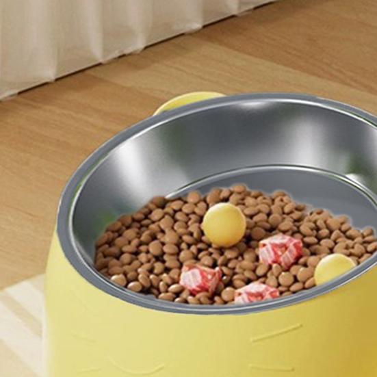 Stainless Steel Cat Bowl Large Capacity Pet Feeding Bowl Automatic Water Storage Bowl Home Pet Shop Supplies