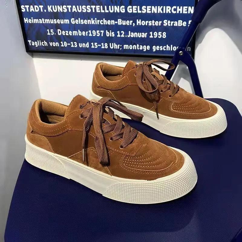 New Platform Sports Shoe Men All-match Casual Trendy Shoe Young Student Fashion Comfortable Men Shoe Tenis Masculino