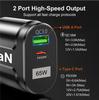 PD33W GaN QC3.0 Fast Charger 9V/12V EU/AU/UK Spec USB Adapter