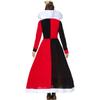 M-XL Medieval Court Queen of Hearts Halloween Costume Alice In Wonderland Queen of Hearts Drag