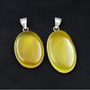 Yellow Onyx Gems Pair 136 Ct Oval Natural Pendant 925 Sterling Silver CERTIFIED Mmyh-327-k