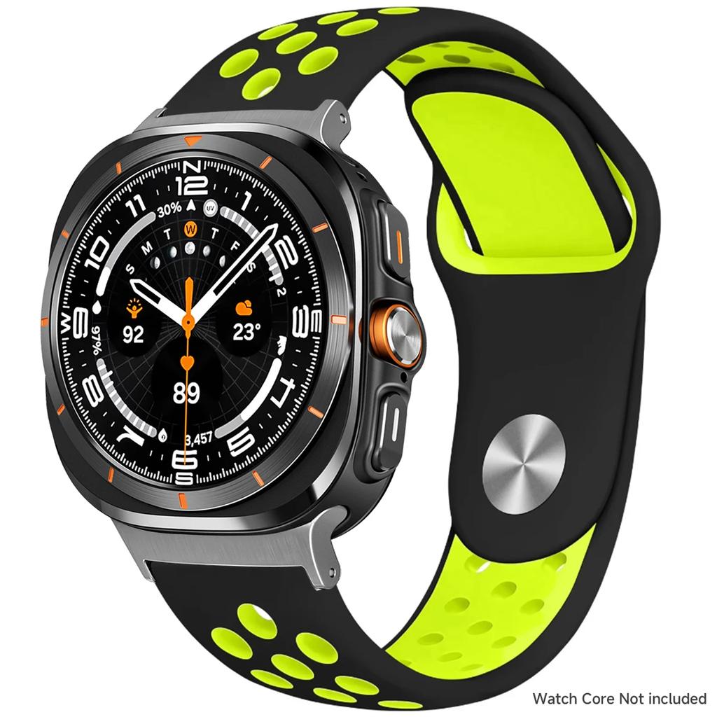 Silicone Strap For Samsung Galaxy Watch 8 40mm 44mm 8 Classic 46mm Sports Breathable Bracelet For Galaxy Ultra 2025 47MM Band