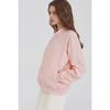 GOXO Golf Rubber Woven Half Zip Pink