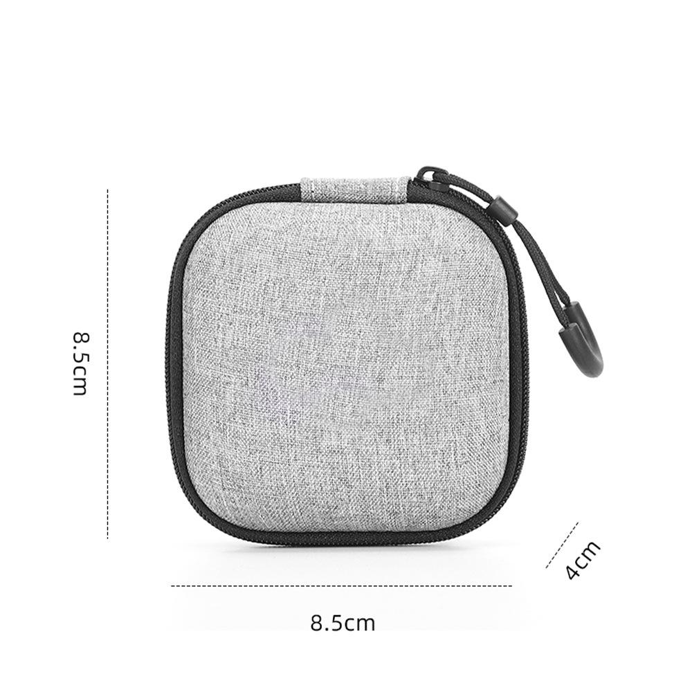 Custodia Zippata con Comparto di Ricarica per Auricolari Bluetooth