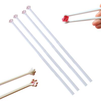 Cat Paw Chopsticks Lightweight Non-Slip Grip Reusable Cute Noodles Sushi Food Chopsticks for Cat Lovers
