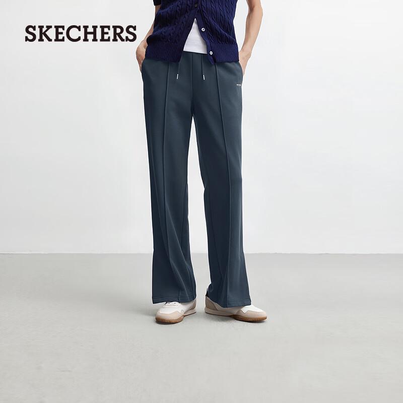 Skechers Women's Classic Knit Split Hem Flared Pants L226W068