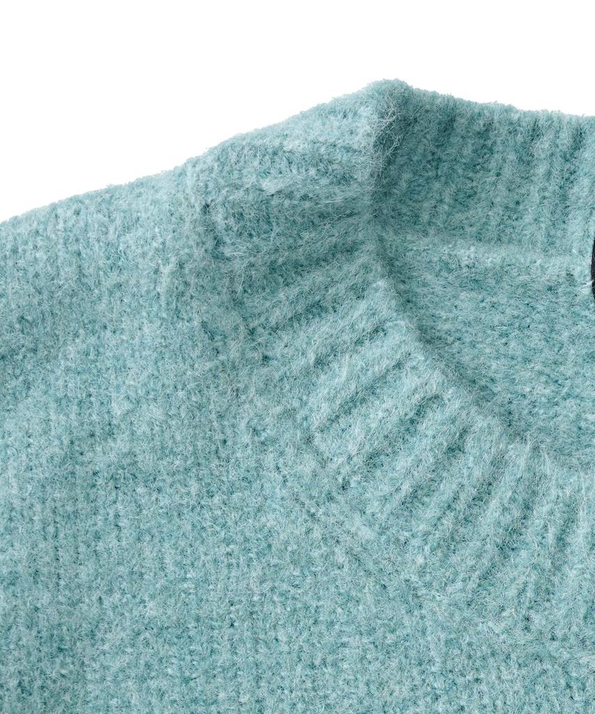 ANALOG MOOD Daily Angora Round Knit (Mint)