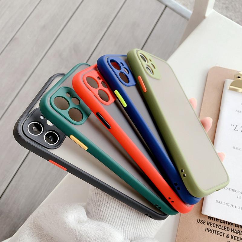Matte Shockproof Phone Case for iPhone 17 16 15 14 Plus 13 Pro Max 12 Mini 11 X Xs Xr 6 7 8 SE 2022 2020 17Pro Back Protective Phone Cover Accessory