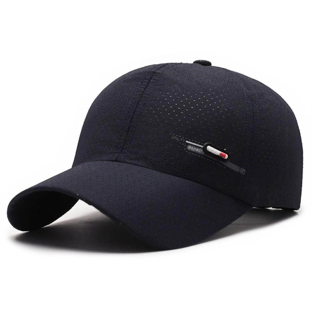 Fashion Breathable Perforated Quick-Drying Hat Sun Protection Adjustable Summer Sun Hat Baseball Cap For Women Men