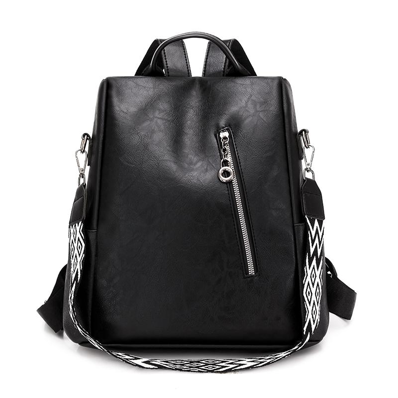 Womens PU Backpack Anti Theft Travel School Bag Casual Daypack Shoulder Handbag
