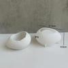 Gypsum Egg-shaped Flower Pot Handmade Mold Silicone Eggshell Candle Jar Succulents Flower Pot Accessories
