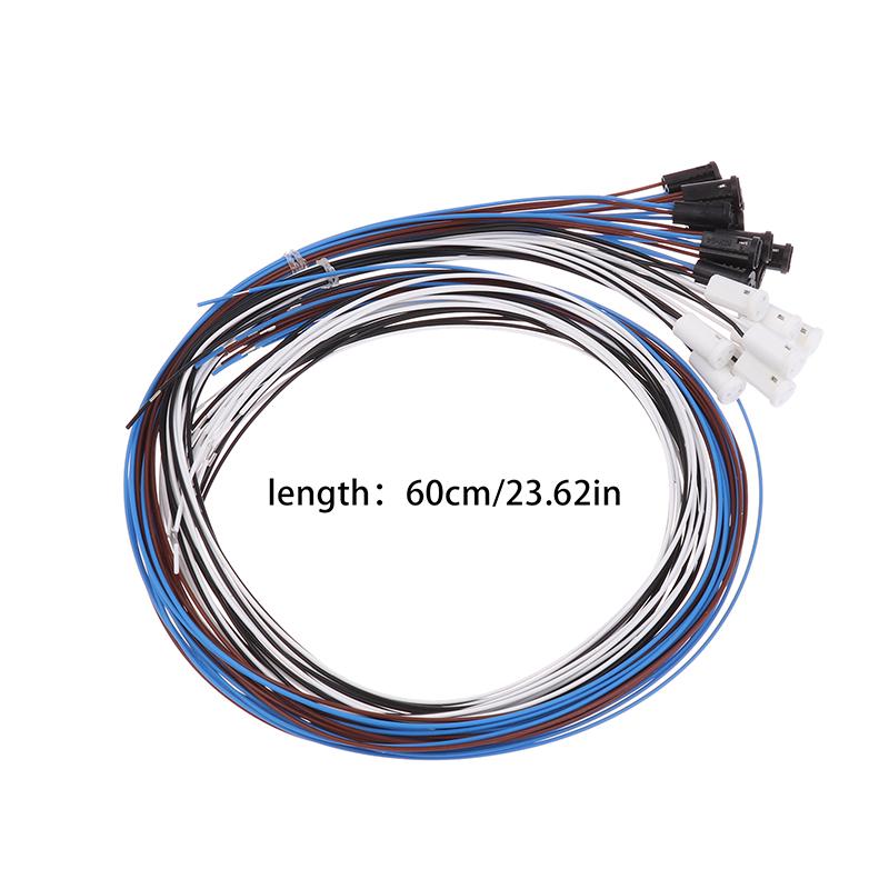10Pcs/Lot 60Cm Length G4 Lamp Socket Stable Inner Wire Miniature Led  Lamp Holder Light Bulb Halogen Light Bulb Base