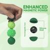 Lynker Magnetiska Fidget-bollar Leksak 8-pack, Silikonfodral, Ångestlindring, för Vuxna Tonåringar, Tyst Leksak för Kontorsbordet, Rolig Magnetisk Gåva, Grön