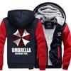 Resident Hot Evil Biohazard Umbrella Thicken Jacket Sweater Winter Coat Hoodies
