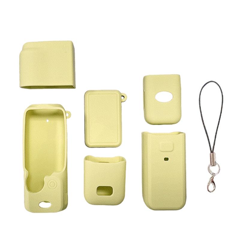 DJI OSMO Pocket 3 Silicone Case and Lens Cover: Dustproof & Drop-Proof Protection Accessory