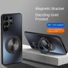 Magnetic Stand Magsafe Case for Samsung Galaxy S24 S23 S22 Ultra Plus Shockproof Hard Matte Ring Holder 360°Rotating Kickstand Protective Back Cover