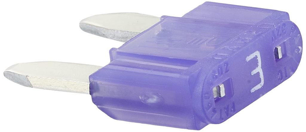 Kitaco 0900-755-06203 Mini Flat Fuse BFMN (3A/Purple) K / CON Repair