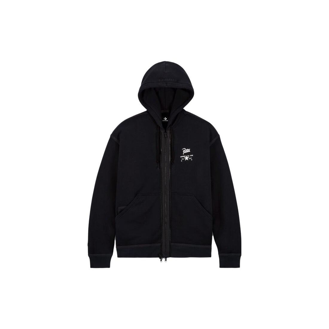 

Черная мужская худи Converse x Patta Utility Fleece 10024664-A01