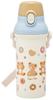 Water Sugar Dishwasher Made In Children's Bottle, Bear, 480ml, Plastic, One-Push Open/Close, Safe, Japan, PSB5SAN-A