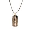 Les Trésors De Lily [L5122] - Anthracite Gray 'Peaceful' Steel Necklace