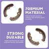 Precise Brake Pads Replacement Set For EZGO TXT 1997-Up& RXV Gas 2008-Up Golf Cart Brake Shoes- Part Numbers 70794-G01, 27943-G0