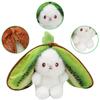 Original Bunny Plush Toy Cute Fruit Rabbit Stuffed Fruit Transform Cuddly Bunny Soft Doll for Kids Birthday Christmas Gift