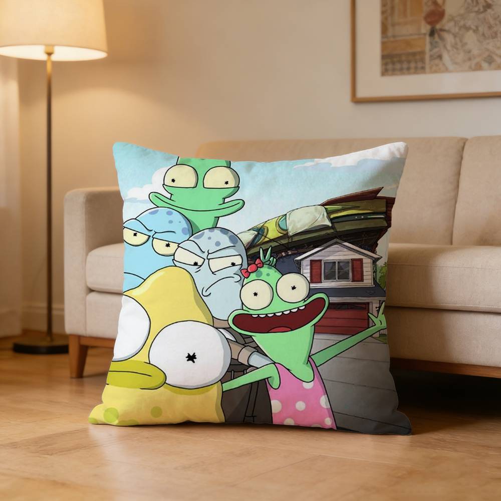 

SSolar Opposites Pillow Case for Sofa Living Room Home office Decor Protective Cover 30x30cm
