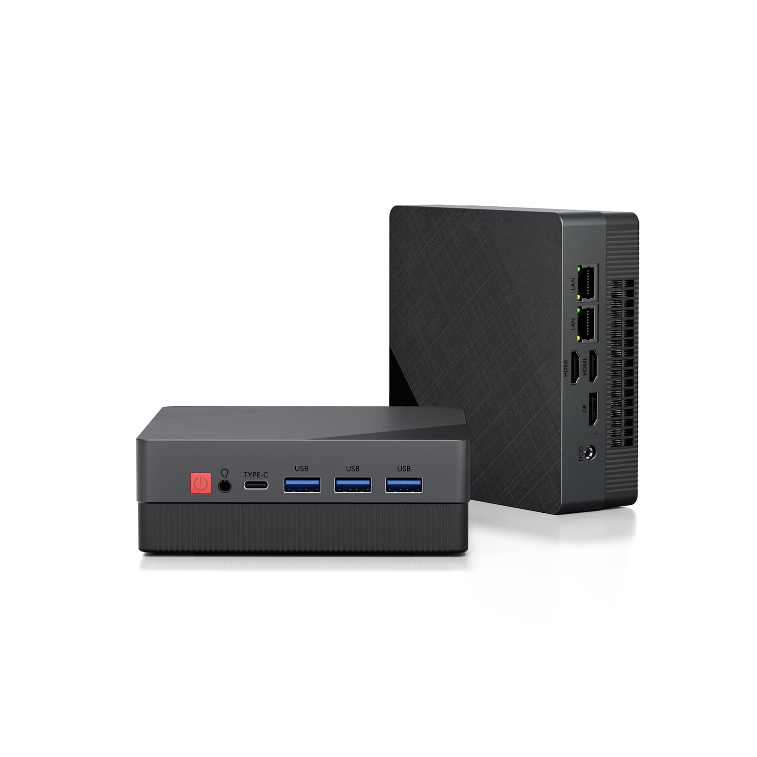 

Міні-ПК YCTipc Ryzen 5 4500U 1G LAN 16GB DDR4 RAM 512GB NVMe Міні-ПК До WiFi 6 BT Двоканальний Компактний ПК з 2 Підтримка виводу 4K 60Hz [Два чорний