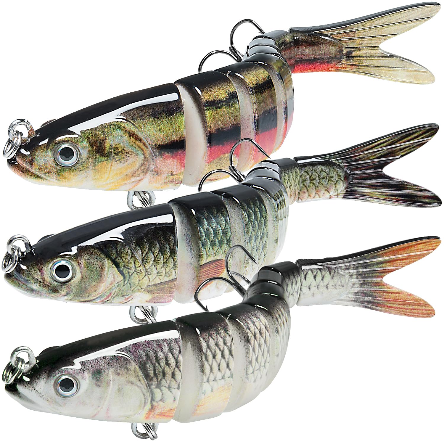 

TRUSCEND Fishing Lure Realistic Jointed Lure Available in various Suitable for both saltwater and freshwater Ideal for sea Spanish and various other