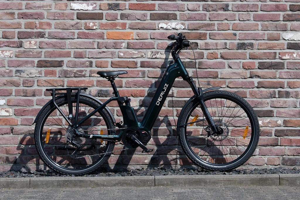 Electric Bicycle DERUlZ Lapis 27.5" E-Mountainbike with 250W 110Nm Mid-Drive Motor, 48V Battery,10 Speed ,,Max Range 161Km Load 150kg