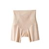Large Size Female Summer High Waist Belly Retraction Two in One Unrolled Ice Silk Traceless Anti Slip Safety Underwear