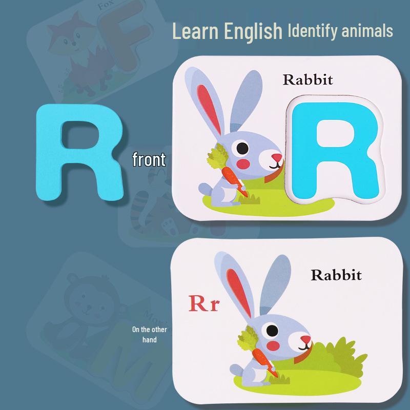 Alphabet Spelling Game: English Flashcards for Kindergarten Puzzle and Early Learning
