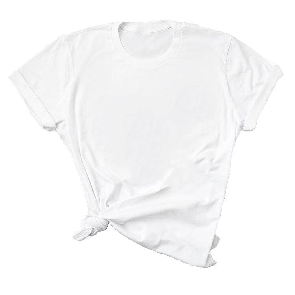 Solid Color Round Neck Fashionable Summer Women's Short Sleeve T-Shirt