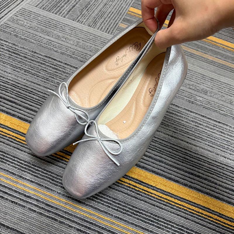 Fashion Luxury Butterfly-Knot Footwear Flats With Shoes For Women Female Soft Fashion Shallow Ladies Ballet Flats Slip On Shoes